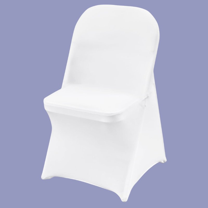 White Spandex Chair Covers