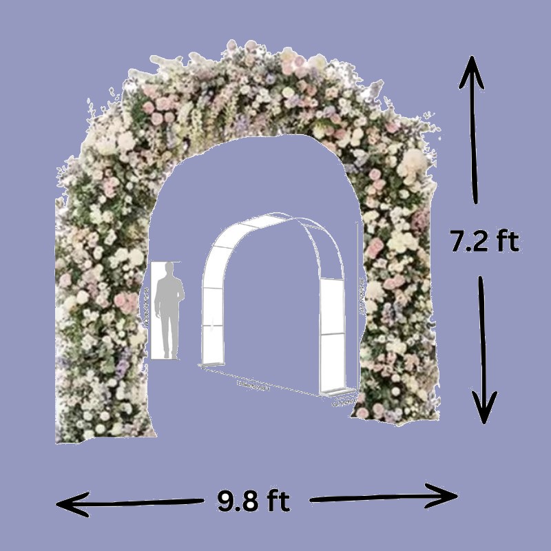 White Floral Arch