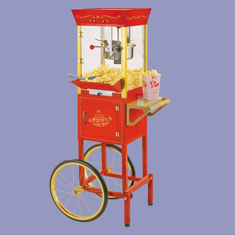 Vintage Popcorn Cart