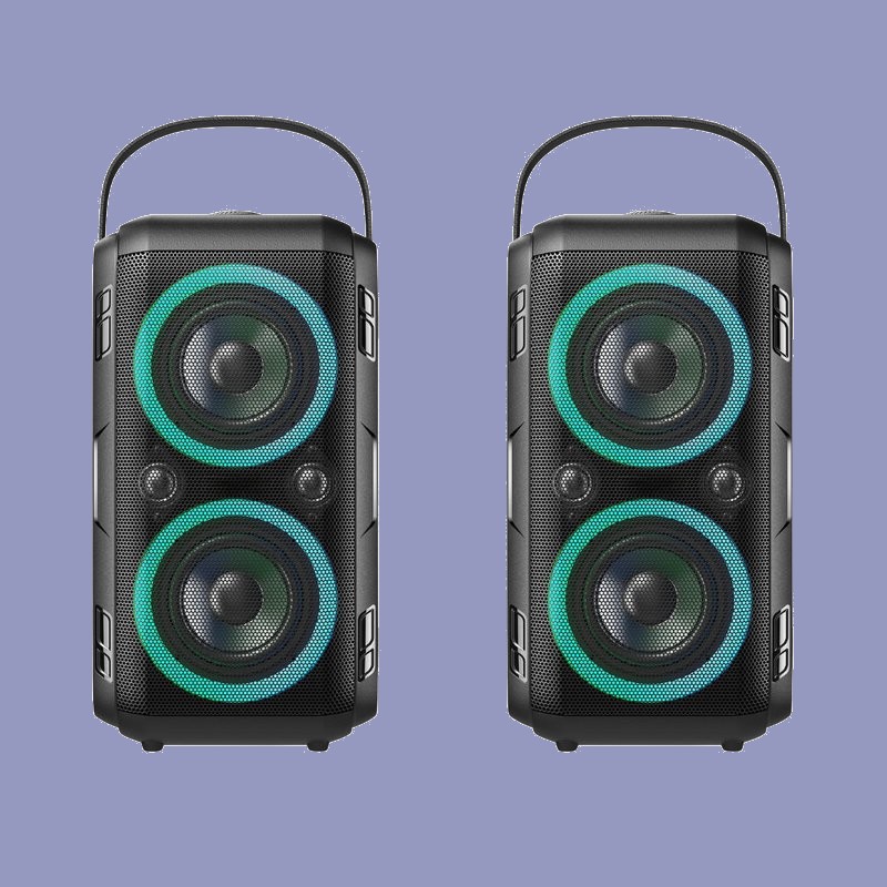 2 Premium Sound Bluetooth Speakers