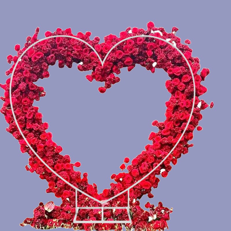 Red Rose Heart Frame